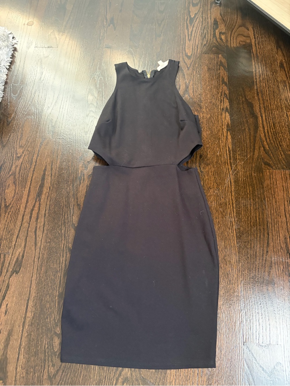 Rolla Coster Black Midi Cutout Sheath Dress